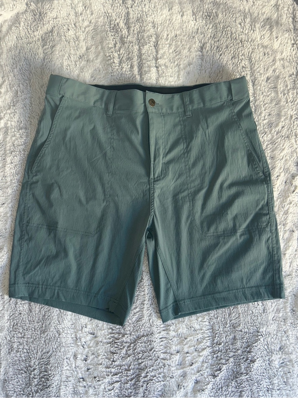 Marsh Wear Waterfront Shorts Mens 34 Muted Green Lightweight